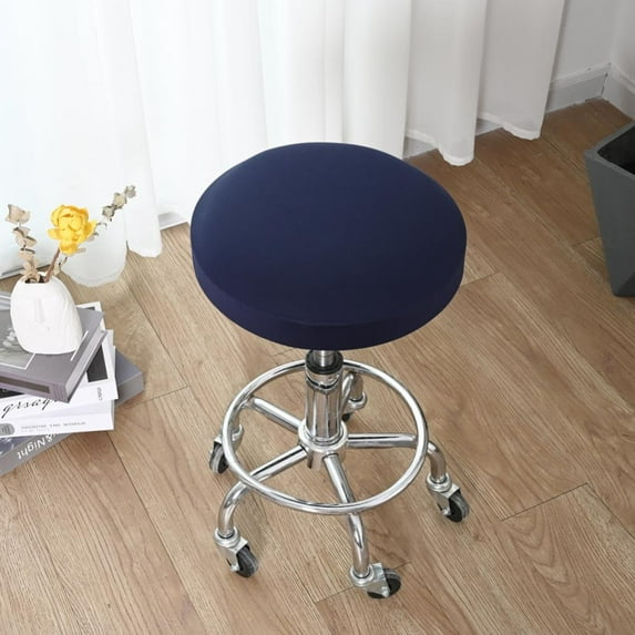 2 Pack Chair Covers Stretchy Bar Livingroom Stool Cover or Round Upholstered Chairs Seat Cover Barstool Cushion Stretch Bar Stools Round Stool Covers
