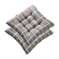 thumbnail image 1 of 2 Pack Chair Cushions with Ties, 15.75x15.75 Inch Tufted Seat Cushions for Dining Chairs, Non-Slip Polyester Chair Pads for Kitchen Office Patio Indoor Outdoor Use, 1 of 7
