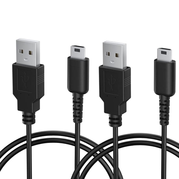 2 Pack Charger for Nintendo DS Lite Charger Cable, 3.9 FT USB Power Charging Cord Adapter Compatible with Nintendo DS Lite/NDSL