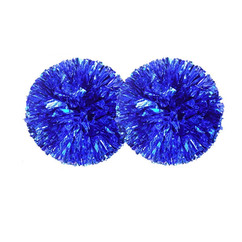  Cheerleading Pom Poms, Hard Plastic Handle Recyclable Dance Pom  Poms Cheering Enthusiastic for Party Shake (Blue) : Sports & Outdoors