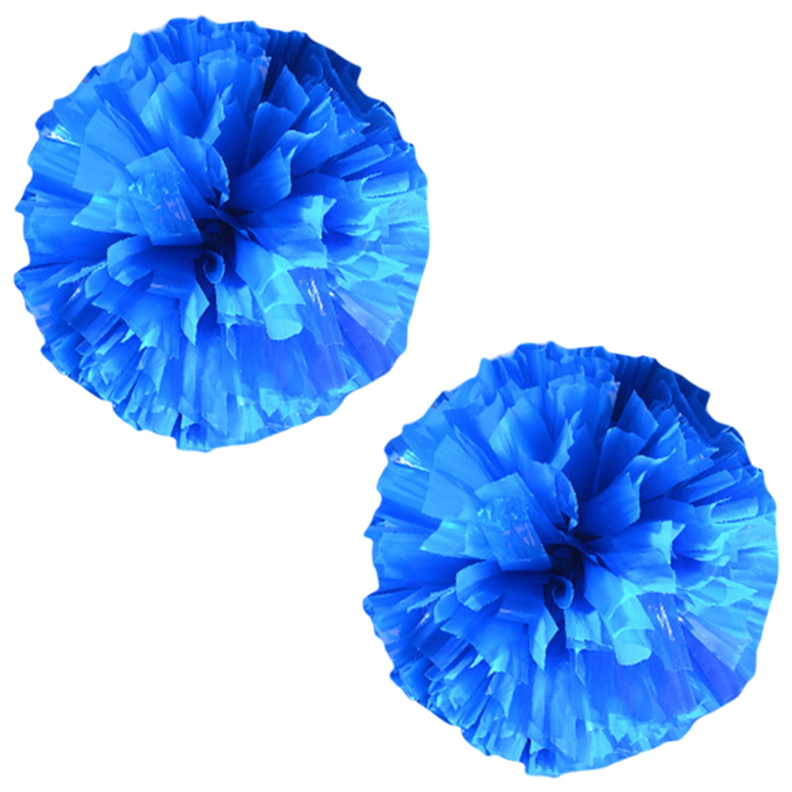 2 Pack Cheerleading Pom Poms with Baton Handle for Team Spirit Sports