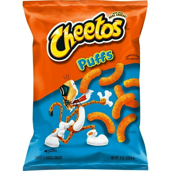 2 Pack Cheetos Puff Cheese Flavored Snack Chips, 8 oz