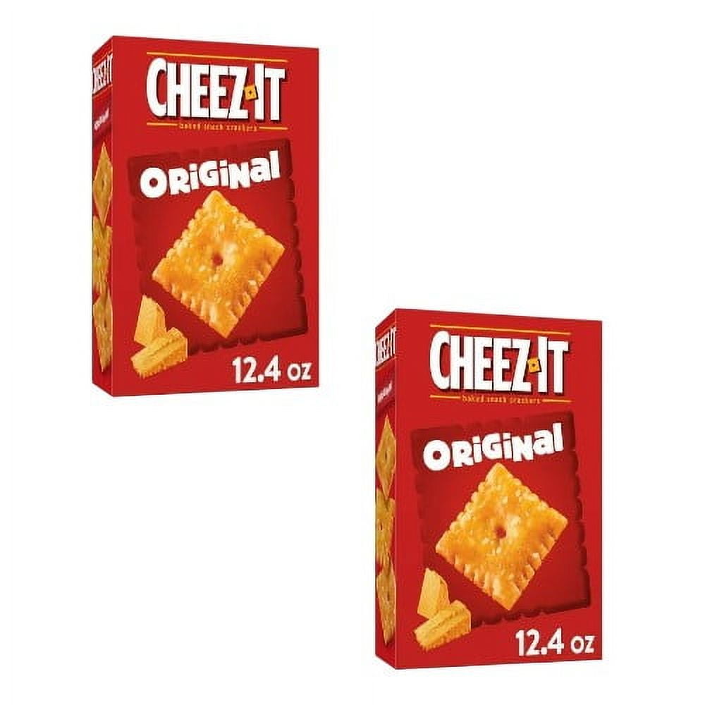 ( 2 Pack ) Cheez-It Baked Snack Cheese Crackers, Original, 12.4 Oz Box