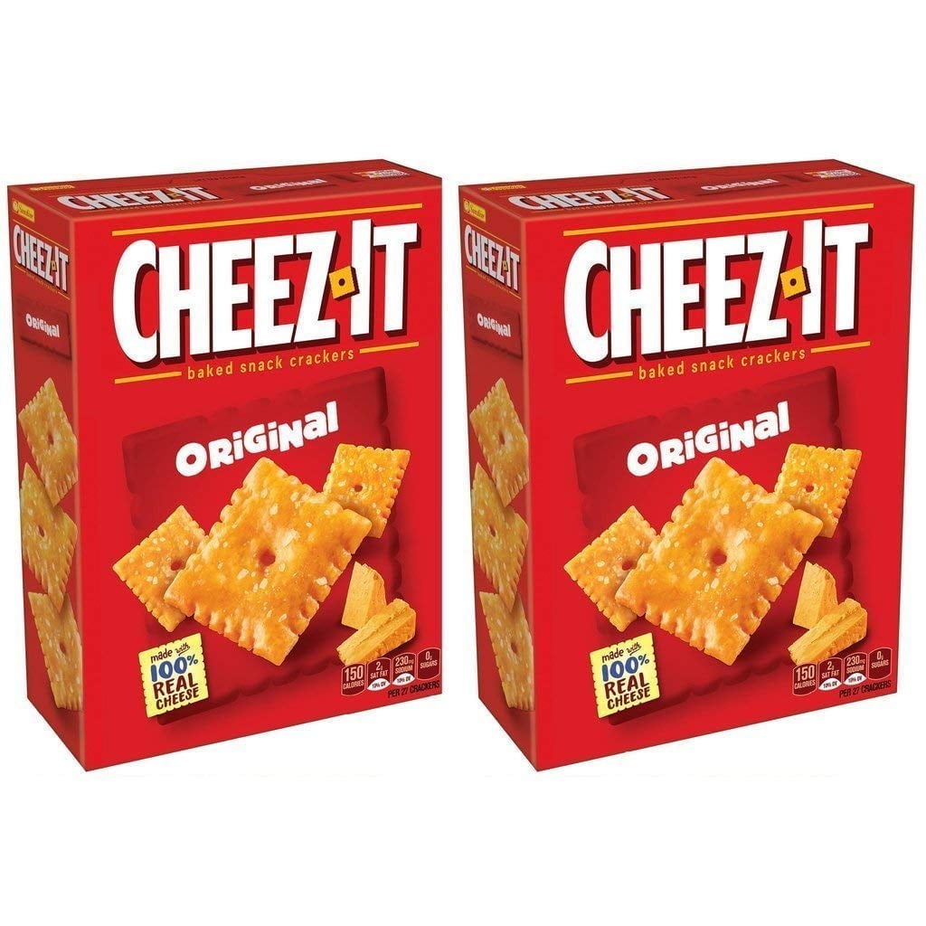 ( 2 Pack ) Cheez-It Baked Snack Cheese Crackers, Original - 7 Oz