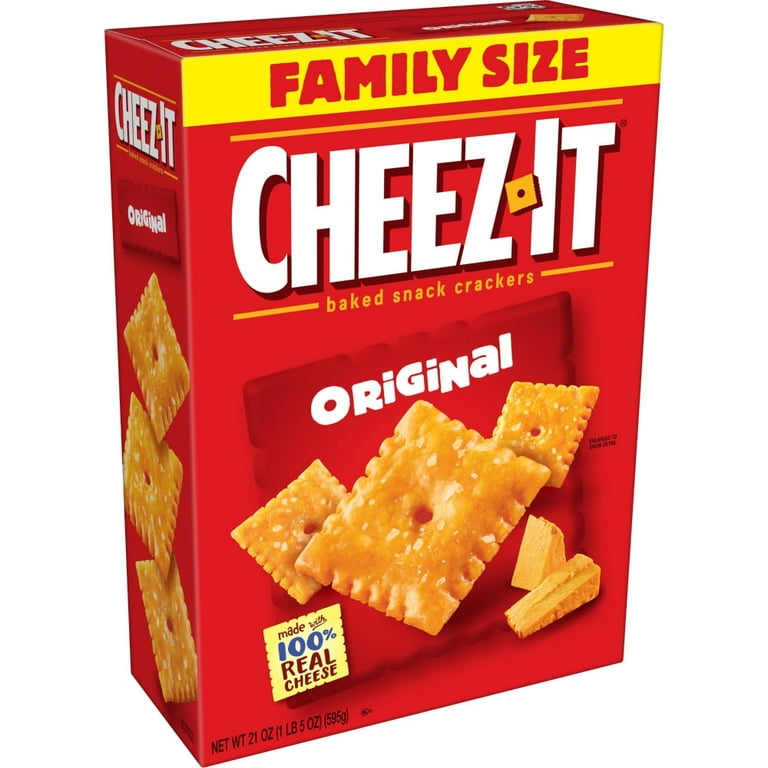 2 Pack ) Cheez-It Baked Snack Cheese Crackers Original Family Size