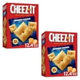thumbnail image 1 of ( 2 Pack ) Cheez-It Cheese Crackers, Baked Snack Crackers, Lunch Snacks, Smoked Gouda, 12.4 Oz Box, 1 of 9