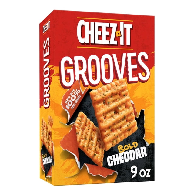 ( 2 Pack ) Cheez-It Grooves Crunchy Bold Cheddar Snack Crackers 9 Oz ...