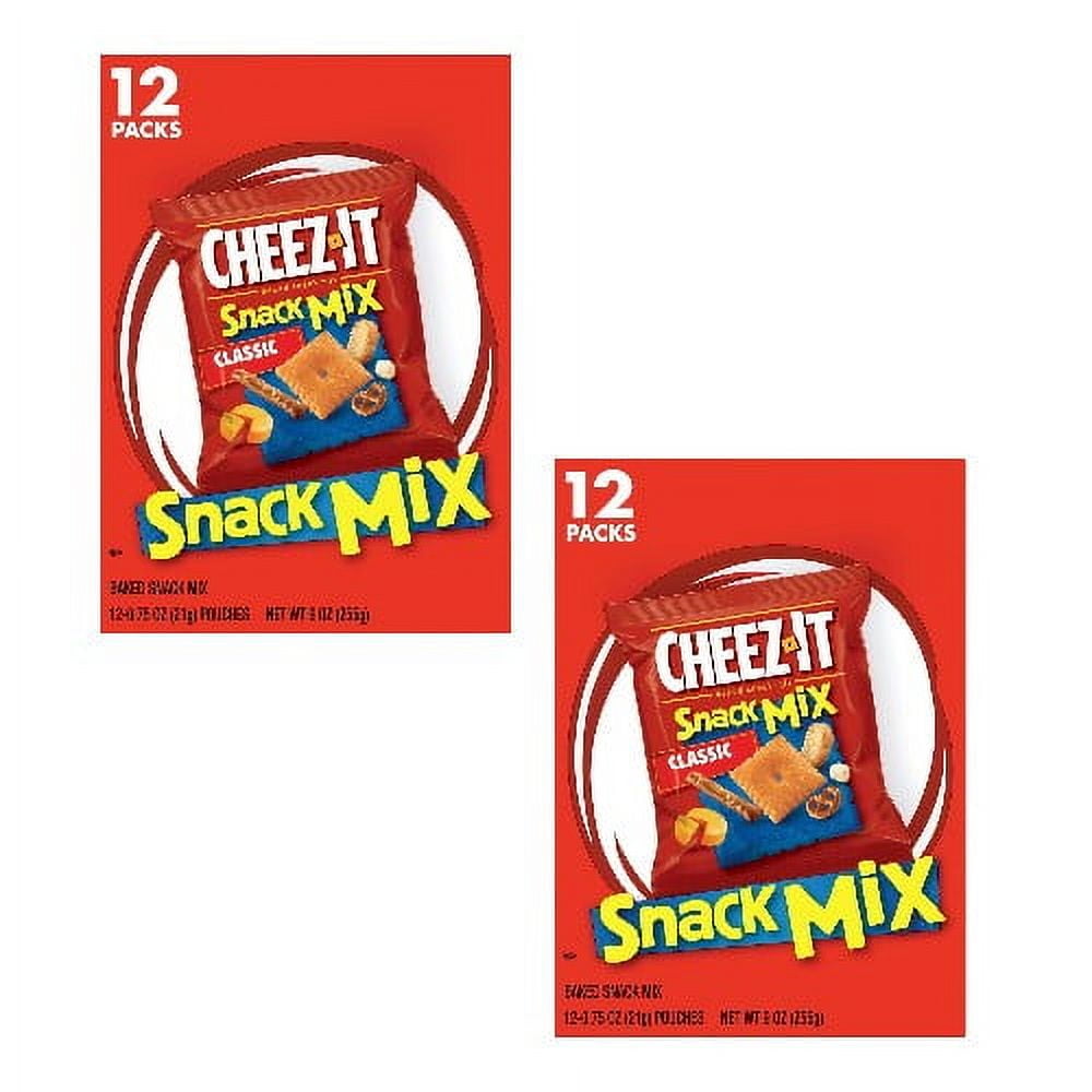 ( 2 Pack ) Cheez-It Snack Mix, Baked, Classic, 12 Pack