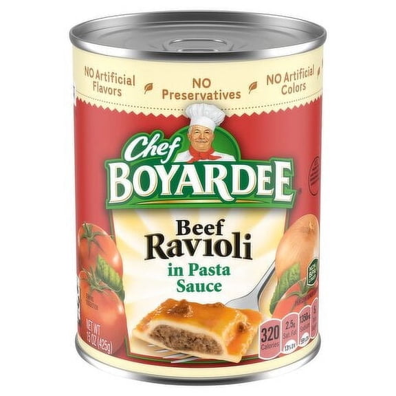 Pack of 2 - Chef Boyardee Beef Ravioli Microwave Pasta 15 OZ