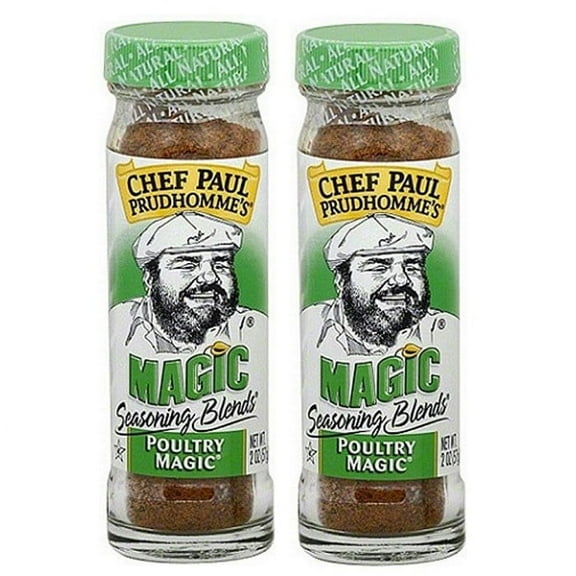 (2 Pack) Chef Paul Prudhomme's Poultry Magic Seasoning, 2 oz