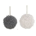 thumbnail image 1 of 2 Pack Chenille Hand towel, Decorative Kitchen Hanging Fuzzy Towels Set Gadgets for Bathroom, 1 of 6
