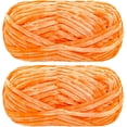 thumbnail image 1 of 2 Pack Chenille Velvet Yarn Knitting Wool Thick Warm Crochet Knitting Yarns for DIY Hand-Knitted Fabric Art Bag Sweater Doll 200g, 1 of 8