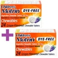 2 Pack Chewable Motrin Children's DyeFree Ibuprofen Ages 211 Pain