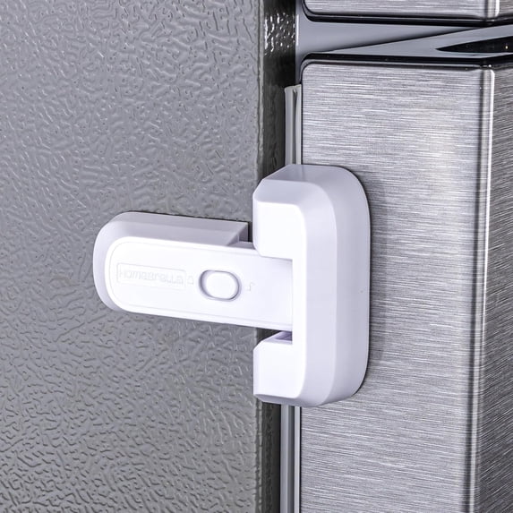 2-Pack Child Proof Fridge Lock with Adhesive - No Tools Required ...