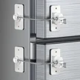 thumbnail image 1 of 2-Pack Child Safety Lock, Child Proof Refrigerator Lock with Strong Adhesive, No Tools Required, Multi-Use Safety Latch for Cabinet, Drawer, Oven & Window,White, 1 of 8