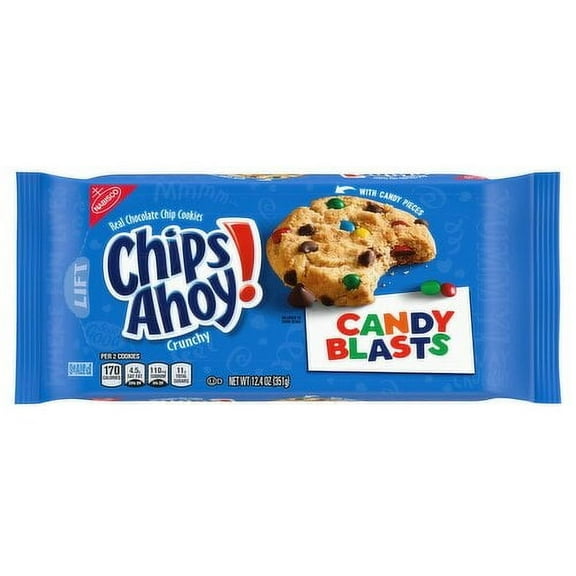 2 Pack - Chips Ahoy! Cookies Chocolate Chip Candy Blasts 12.4 oz Package May Vary