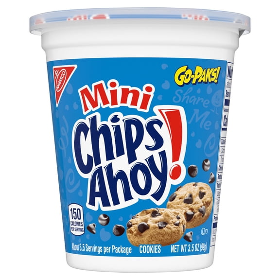 2 Pack - Chips Ahoy! Cookies Mini Go-Paks 3.5 oz Package May Vary