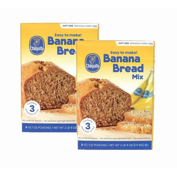 2 Pack | Chiquita Banana Bread Mix (13.7 oz.)