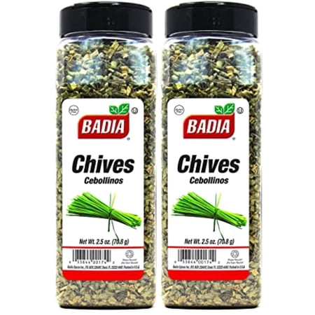 2 Pack Chives Dehydrated Dried Chopped / Cebollinos Kosher 2X2.5 Oz Ea