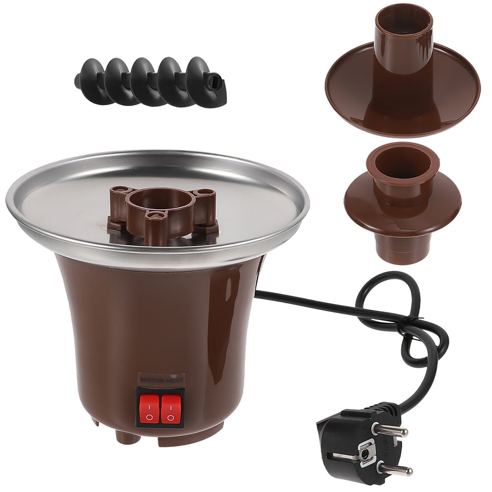 2 Pack Chocolate Fountain Machine Hot Pot Heating Stainless Steel