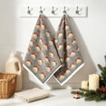 thumbnail image 1 of 2 Pack Christmas Kitchen Towels, Bells Christmas Hand Towels, Soft Absorbent Holiday Dish Towels for Bathroom Kitchen Decor, Xmas Gift, 15.7 x 23.6 inch, 1 of 6