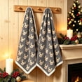 thumbnail image 1 of 2 Pack Christmas Kitchen Towels, Deer Christmas Hand Towels, Soft Absorbent Holiday Dish Towels for Bathroom Kitchen Decor, Xmas Gift, 15.7 x 23.6 inch, 1 of 6