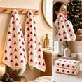 thumbnail image 1 of 2 Pack Christmas Towels, Christmas Hand Towels, Christmas Decorations Printed Bathroom Hand Towels Kitchen Dish Towels Decor Holiday Winter Gift, 1 of 6