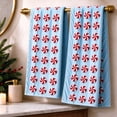 thumbnail image 1 of 2 Pack Christmas Towels, Christmas Hand Towels, Christmas Decorations Printed Bathroom Hand Towels Kitchen Dish Towels Decor Holiday Winter Gift, 1 of 7