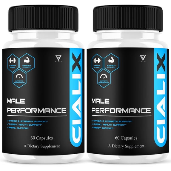 (2 Pack) Cialix Premium Performance Supplement, Cialixs Advanced (120 Capsules)