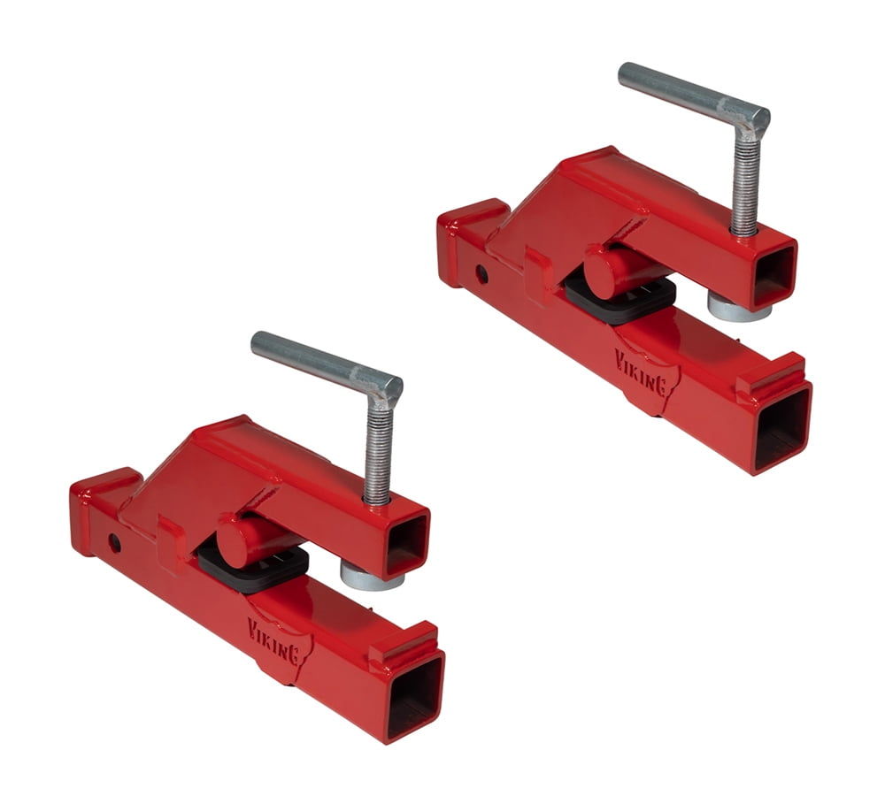 (2 Pack) Clamp On Trailer Hitch for Tractor Bucket - 2