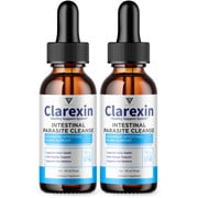 (2 Pack) Clarexin Liquid Drops, Clarexen Cleanse Gut Health Support (4oz)