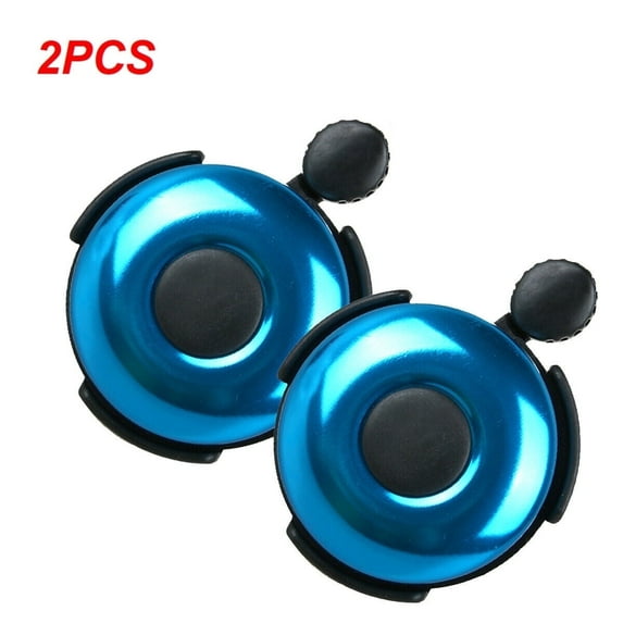 2 Pack Classic Bicycle Bell with Loud Tone Road Bike Mountain Bike Horn Cycling Accessories BMX B,Cruiser Bike-Blue