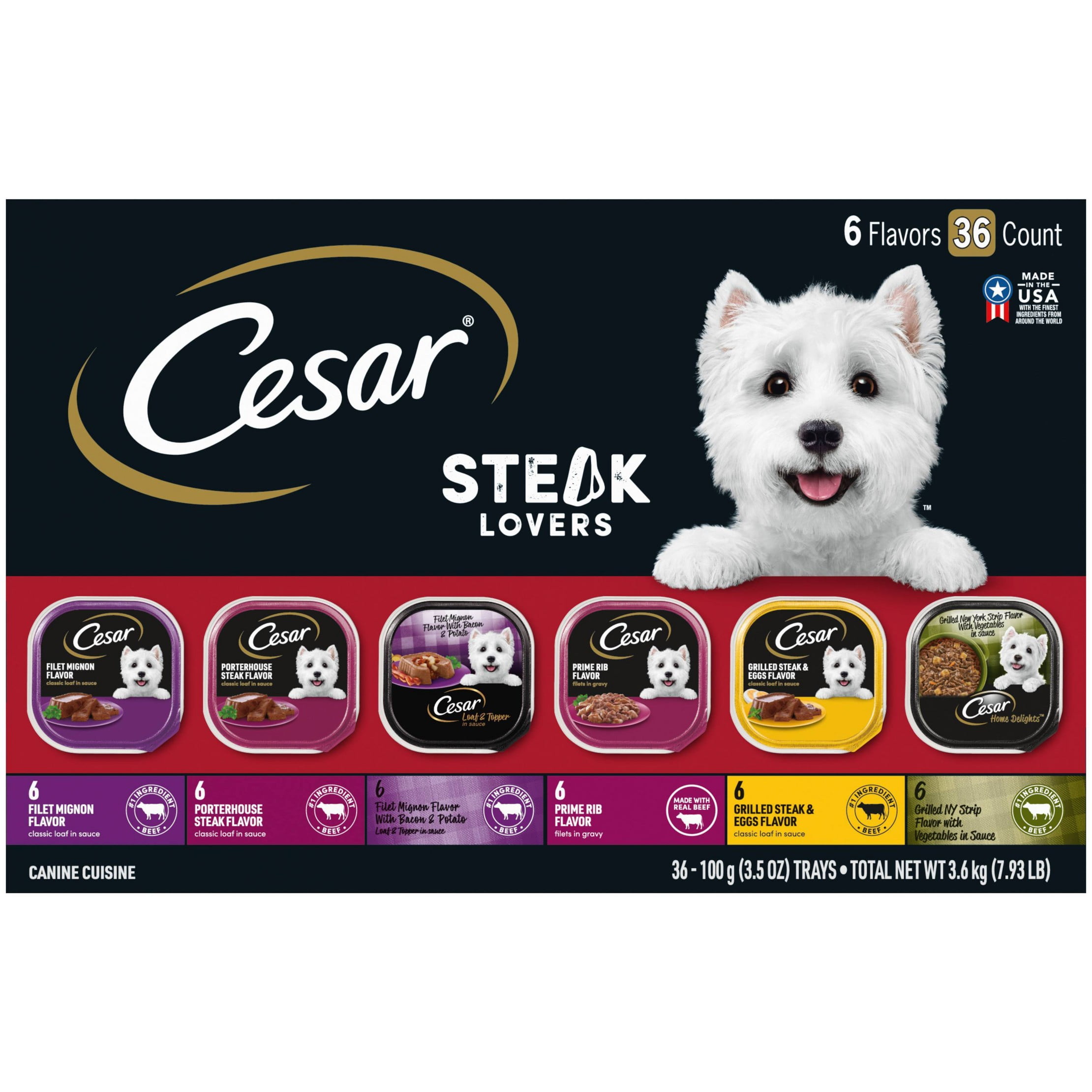 [2 Pack] Classic Loaf in Sauce Filet Mignon & Porterhouse Steak, Filet