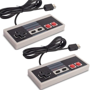 2 Pack Classic U Controller for NES Gaming, Wired PC U NES Controller Retro Game Pad Joystick Raspberry Pi Controller for Windows PC Mac Linux RetroPie NES Emulators