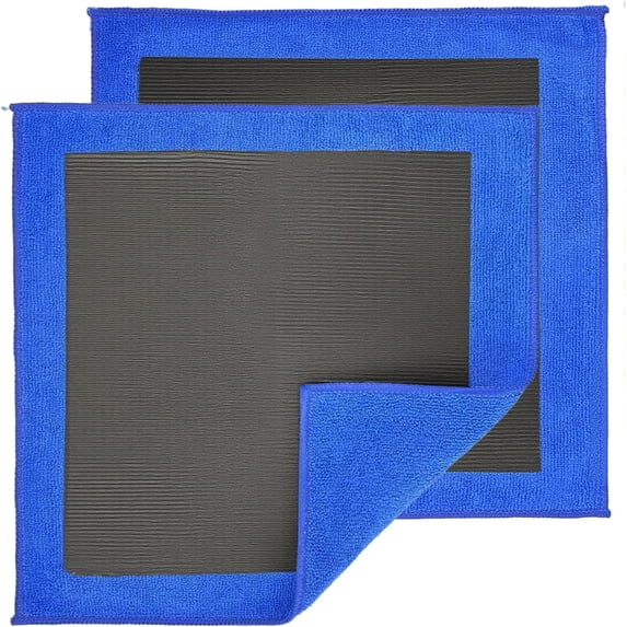 2 Pack Clay Towel Auto Detailing 12 x 12 Inch Fine Grade Clay Bar Towel ...