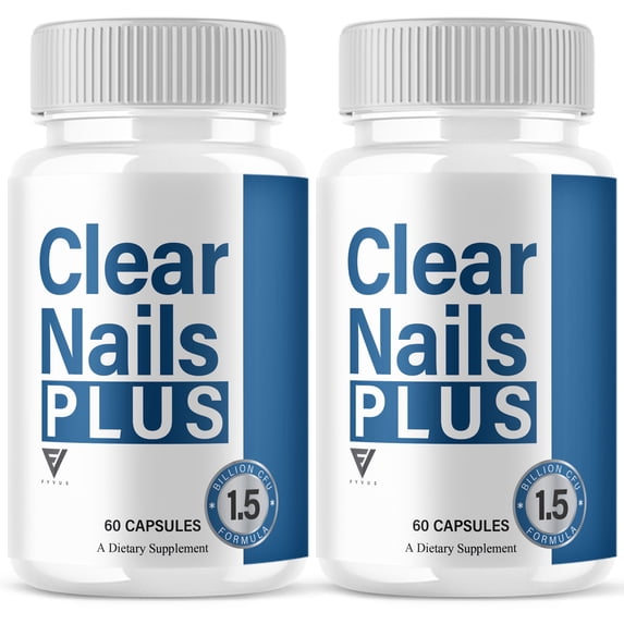 (2 Pack) Clear Nail Plus Nail & Skin Support, ClearNail Advanced (120 Capsules)