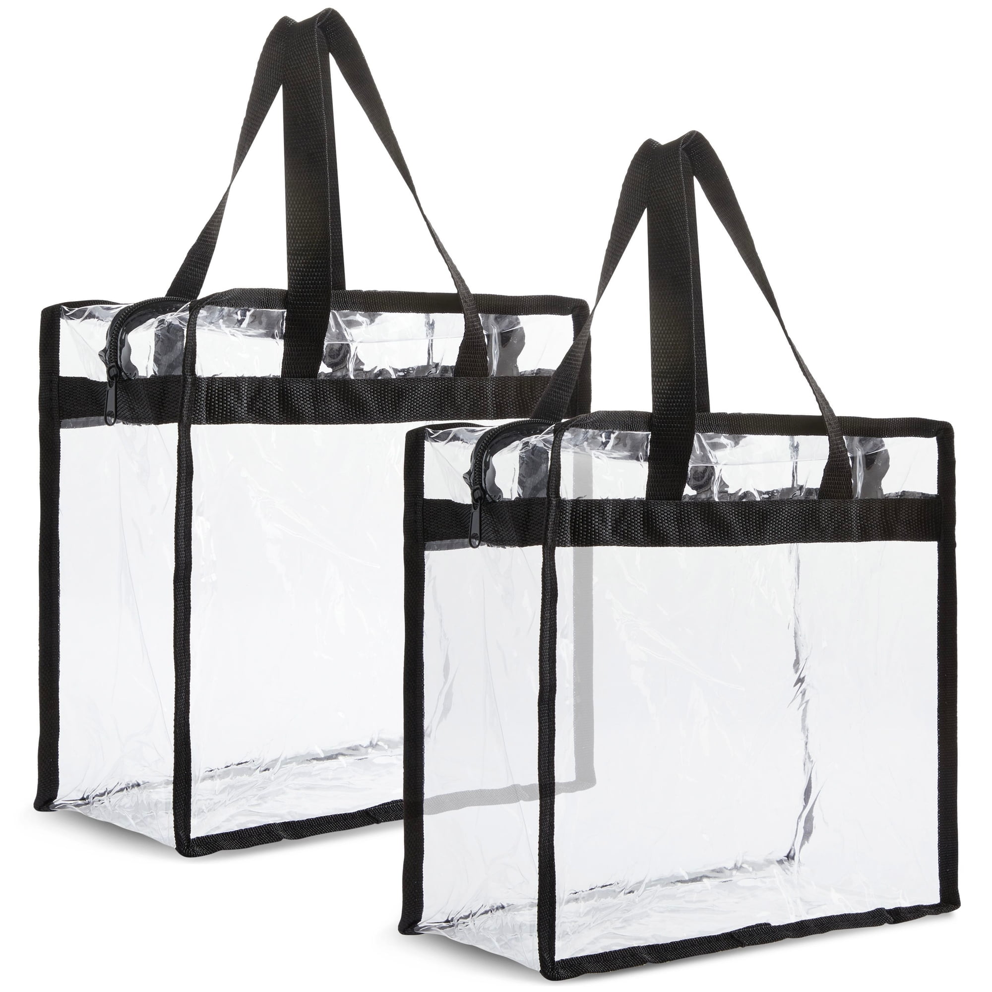  Clear Mini Backpack Stadium Approved 12x12x6 Small Transparent  Backpacks Plastic See Through Bag for Work Festival Security Travel