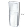 thumbnail image 1 of 2-Pack Clear Travel Organizer Boxes - Portable Transparent Storage Containers for Toiletries, Cotton Swabs, Toothpicks, And Small Items, Compact & Leak-Proof for Suitcase, Backpackharlik, 1 of 6