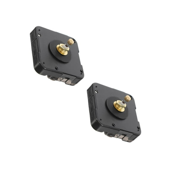 2 Pack Battery Powered Clock Mechanisms Replacement Wall Clock Movement for Repair and Craft Projects