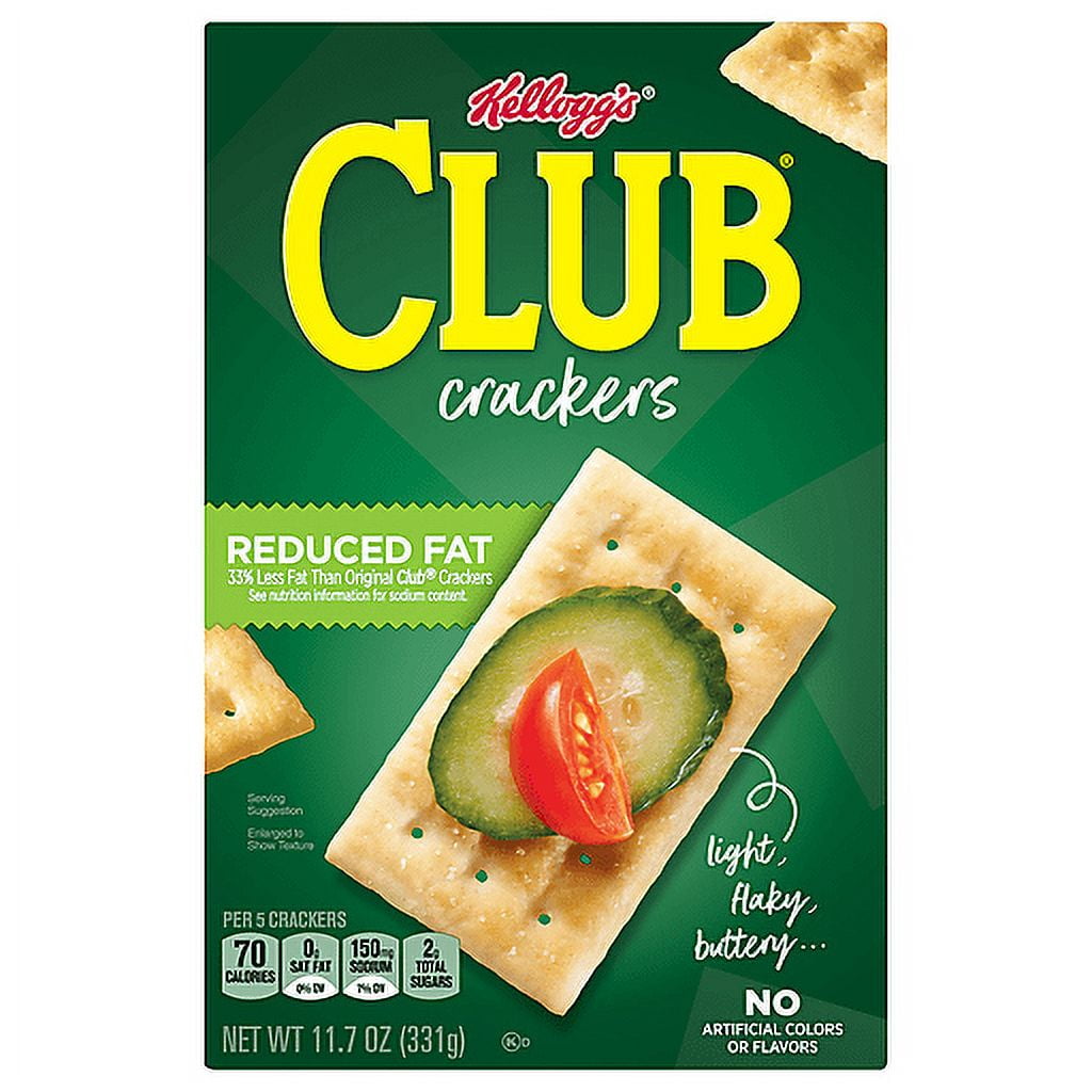 ( 2 Pack ) Club Crackers, Reduced Fat 11.7 Oz