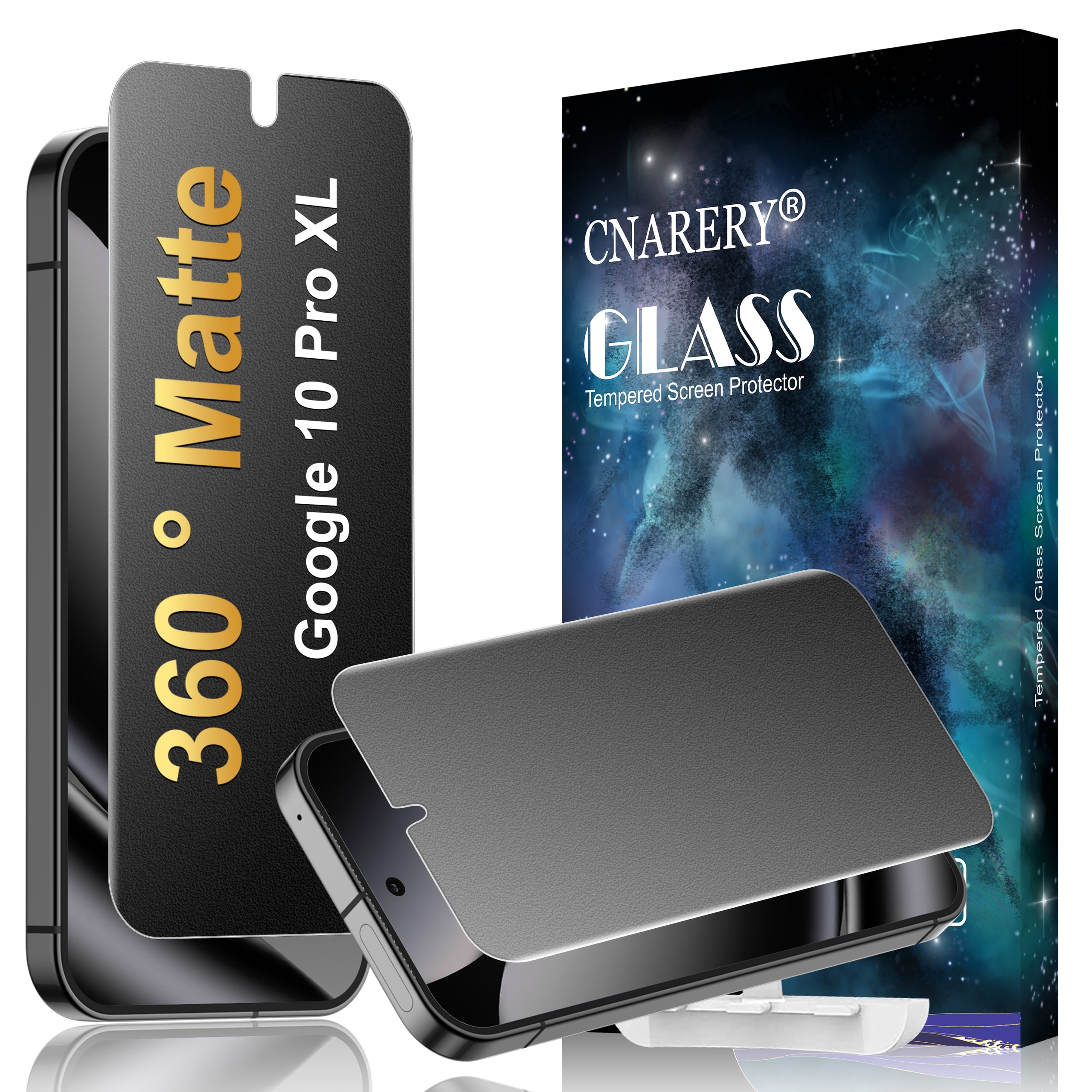 [2 Pack] Cnarery 4 Way 360 ° Matte TPU Privacy Screen Protector for ...
