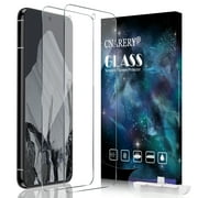 [2 Pack] Cnarery Compatible for Google Pixel 8 Pro Screen Protector, 9H Screen Protector Tempered Glass [Fingerprint Sensor Support][Easy Installation]