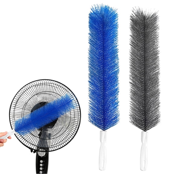 2 Pack Cobweb Dusters, Bendable Fan Cleaning Brush, Flexible Ceiling Fan Cleaner, Dusting Brush for Air Conditioning Shutters