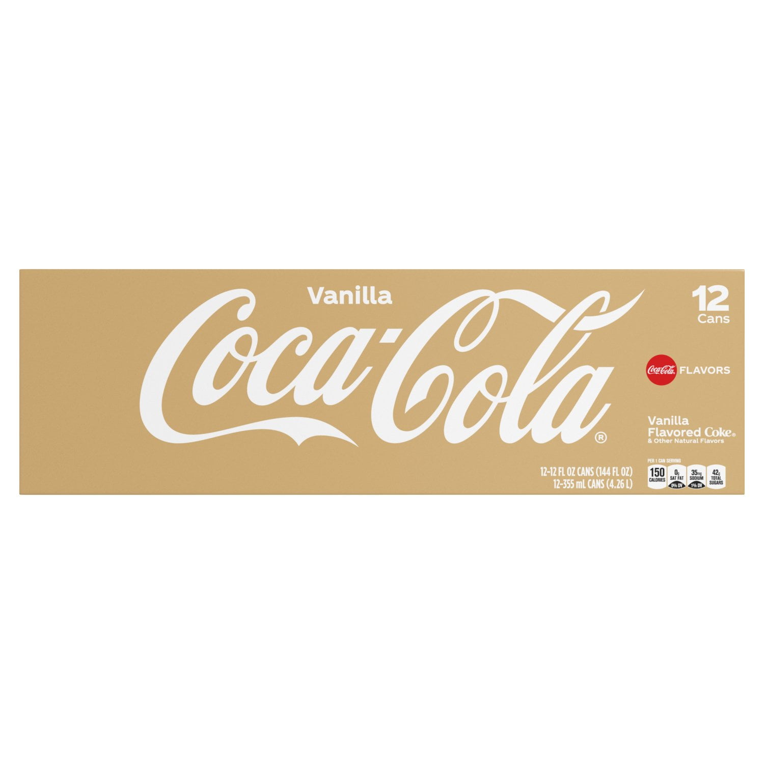 2 Pack - Coca-Cola Soda Cola Vanilla - 12-12 Fl. Oz. Package May Vary ...