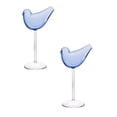 thumbnail image 1 of 2 Pack Glass - 5oz Bird Shaped Glass, Creative Bird Design Glass, 150ml Individuality Glass Goblet Unique Glass for Champagne, Mixed Drinks, Party Wedding Decor, 1 of 4