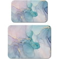 thumbnail image 1 of 2 Pack Coffee Maker Mat for Countertops, Dish Mat Drying Kitchen Mat Set 18 X 24+19.5x12Inch; Espresso Machine Mat Coffee Pot Mats for Kitchen Counter Ultra Absorbent and Non-Slip Marble Pattern Pad, 1 of 6