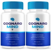 (2 Pack) Cognaro Mind Advanced Brain Support, CognaroMind Pills (120 Capsules)