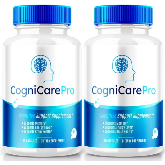 (2 Pack) CogniCare Pro Supplement, Brain Formula Capsules, Cogni Care Pro Cognitive Support for Cognition and Focus, CogniCarePro for Mental Clarity, Focus, and Memory, Reviews (120 Capsules)