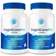 2 Pack CogniCare Pro Supplement, Brain Formula Capsules, Cogni Care Pro Cognitive Support for Cognition and Focus, CogniCarePro for Mental Clarity, Focus, and Memory, Reviews 120 Capsules