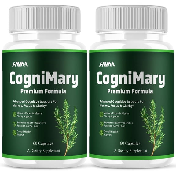 (2 Pack) CogniMary Capsules, Cognimary Memory Focus (120 Capsules)